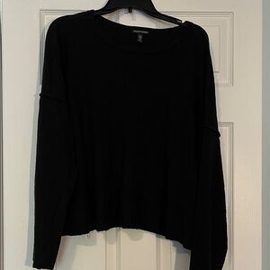 Eileen Fisher Distressed Boxy Tee EUC, Large
